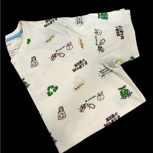 Denim & Flower Ricky Singh 100% Recycled Eco Proud Tee (L) EUC